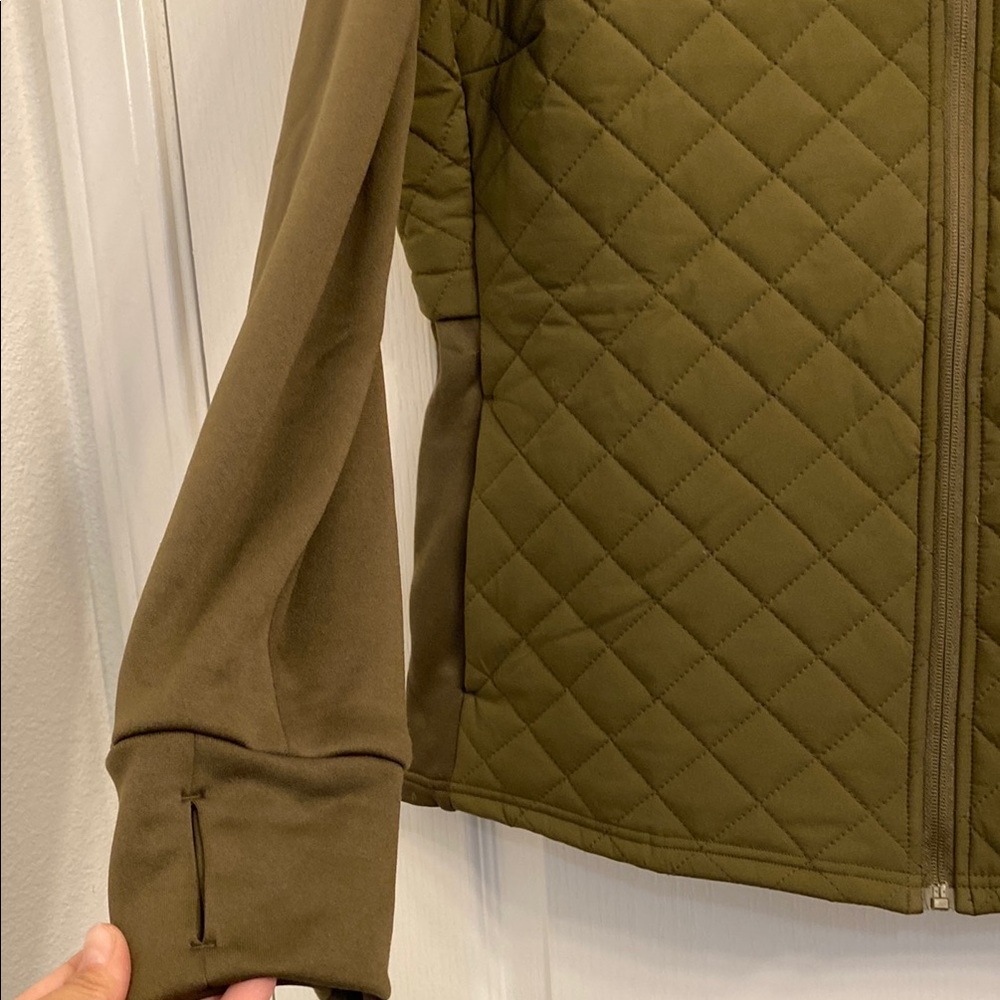 Mondetta Green Lightweight Quilted Shirt Jacket - Picture 3 of 4